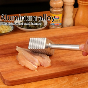 Attendrisseur à viande double face en aluminium avec long manche, marteau à steak durable pour bœuf, outil de cuisine de qualité alimentaire - Product Image 4