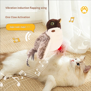 Moderno Juguete Eléctrico Interactivo para Gatos con Sonido Realista de Pájaro, Juguete Automático para Gatos con Sonido de Gorrion, Ideal para Entretenimiento y Actividad Física. - Product Image 4