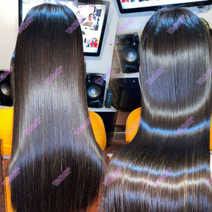 从印度假发工厂批量购买，200% 生印度无胶半人发假发，带高清蕾丝正面 - Product Image 3