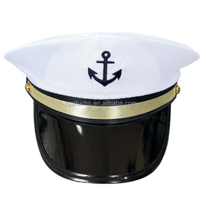 Cappelli da capitano per Yacht per adulti regolabili per uomini e donne marina con cappello da ammiraglio in uniforme da capitano per feste - Product Image 4