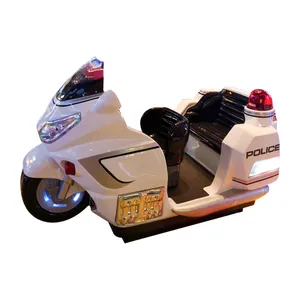 Sıcak satış jetonlu çarşı kapalı spor özel polis moto araba çocuklar için çarpışan araba oyun makineleri eğlence parkı için