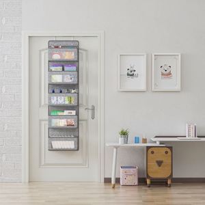 Custom Size Hanging Wall Organizer - 5 Transparent Pockets for Sundries/Magazine/Toiletries - Product Image 5