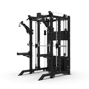 2026 KF9900BS Appareil <span class=keywords><strong>de</strong></span> musculation multifonctionnel commercial Smith Machine, avec Lat Pulldown 1:1 et 2:1, Rameur bas, Crossover à câbles tout-en-un pour <span class=keywords><strong>salle</strong></span> <span class=keywords><strong>de</strong></span> <span class=keywords><strong>sport</strong></span> - Product Image 1