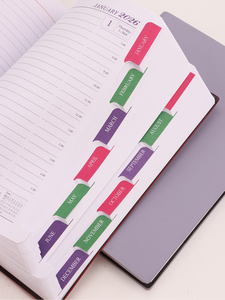 Agenda Diaria Personalizada A5 2026, Planificador Mensual de Objetivos, Diario Espiral, Agenda Escolar para Estudiantes, Diario de Tapa Dura, Cuaderno de Trabajo Personalizado - Product Image 3