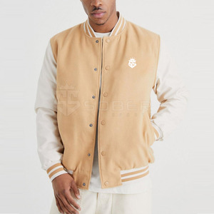 Veste à capuche légère à col montant en coton/laine pour hommes pour l'hiver Design personnalisé à la mode à séchage rapide - Product Image 1