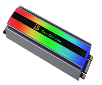 Dissipateur thermique SNOWMAN ultra-fin 2280 SSD M.2 NVME, radiateur en alliage de magnésium et d'aluminium, radiateur PC efficace, dissipateur thermique M2 SSD 10 mm