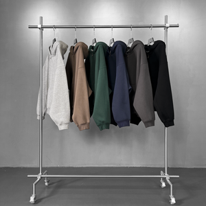 Sweat à capuche zippé en <span class=keywords><strong>molleton</strong></span> épais personnalisé OEM ODM, sweat oversize, usine de personnalisation, broderie de logo, sérigraphie, DTF, DTG, faible MOQ - Product Image 3