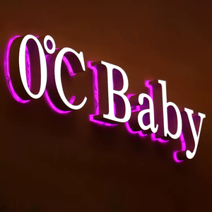 室外室内墙壁3d标志发光二极管通道字母公司标志发光二极管照明标志公司标志名称 - Product Image 5