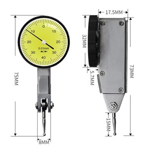 0-0.8mm X0.01mm Dial Test <strong>Indicator</strong> Measure Tool Dial Gage - Product Image 6