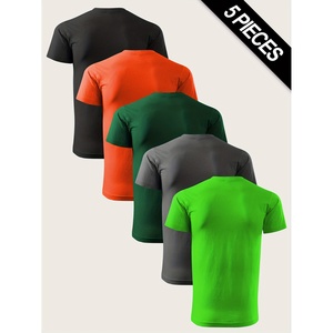เสื้อยืดลำลองคุณภาพสูงสำหรับผู้ชาย แขนสั้นใส่สบาย เหมาะสำหรับใส่ที่บ้านและออกนอกบ้าน - Product Image 5