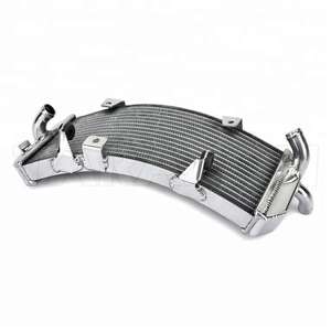 Radiateur en aluminium de moto incurvé personnalisé pour <span class=keywords><strong>HONDA</strong></span> YAMAHA SUZUKI KAWASAKI KTM BWM DUCATI - Product Image 2