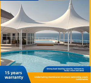 <span class=keywords><strong>Abri</strong></span> pare-soleil moderne imperméable à l'eau pour la structure de membrane pour <span class=keywords><strong>piscine</strong></span> parc d'attractions jardin scénique - Product Image 3