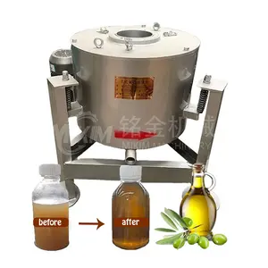 Mesin daur ulang filter minyak sayuran biji dapat dimakan mesin pemurni minyak memasak sentrifugal otomatis