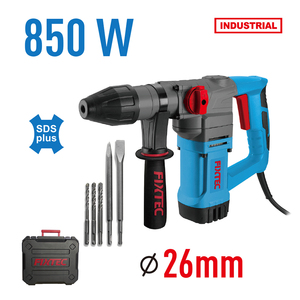 Perceuse à percussion rotative multifonctionnelle professionnelle FIXTEC 850W, 26 mm, SDS-Plus, vitesse variable, robuste, FRH85026 - Product Image 3