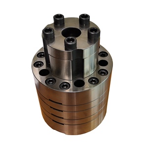 Pompe à engrenages doseuse <span class=keywords><strong>Jingwei</strong></span> JRG-0.6 4.0cc X6 pour machine à filer les fibres chimiques FDY POY par procédé de fusion - Product Image 5