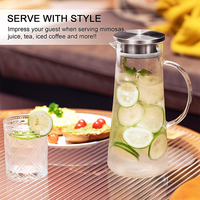 Aeofa – bouilloire en verre avec couvercle, 1.5 litres