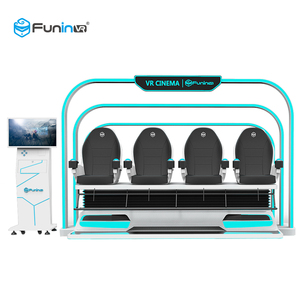 Parque temático Zhuoyuan Vr Simulador <span class=keywords><strong>de</strong></span> realidad virtual Películas emocionantes 4 asientos 9d Vr Cinema - Product Image 6