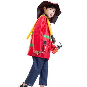 ชุดนักดับเพลิงเด็ก ชุดคอสตูมหัวหน้านักดับเพลิง สีแดง สำหรับเด็ก ขายส่งจากโรงงาน - Product Image 2