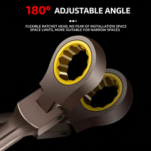 Llave de Trinquete de 72 Dientes, Acero al Cromo Vanadio, Apertura Hexagonal Métrica, Grado Industrial, Superficie Pulida - Product Image 5