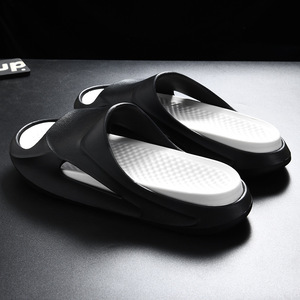 Men's Summer Slippers Thick Sole Non Slip White Home Outdoor <b>Beach</b> Wear - Product Image 4