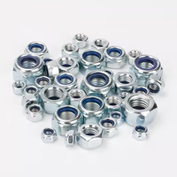 M2 M2.5 M3 M3.5 M4 M5 M6 M8 M10 M12 M16 304 acier inoxydable hexagone hexagone Nylon Insert autobloquant écrou Nylock écrou Locknu