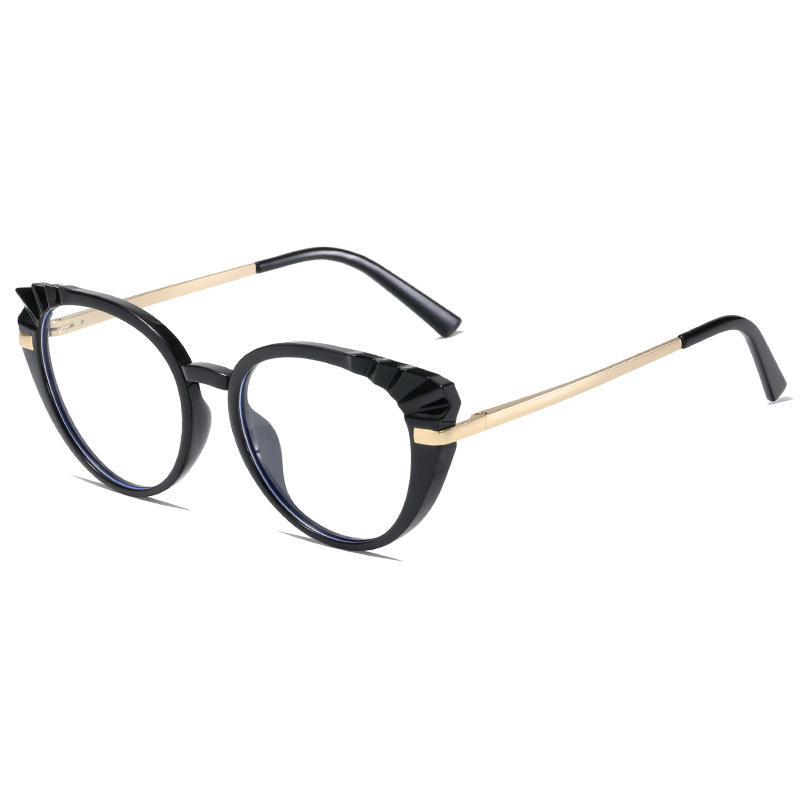 Nuovo arrivo Cat Eye TR90 aste curve flessibili pieghevoli