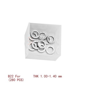 <span class=keywords><strong>Berserk</strong></span> - Juego de <span class=keywords><strong>280</strong></span> Separadores Ajustables B22 para Inyectores Diésel THK de 1.00-1.40 mm - Product Image 6