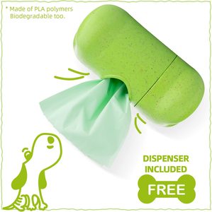 Sac à déchets en rouleau biodégradable et compostable Sacs à excréments biodégradables pour chien avec distributeur - Product Image 5