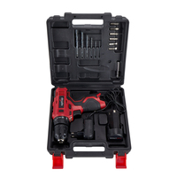 Boîte à outils professionnelle ensemble d'outils ménagers combo électrique Kit d'outils avec perceuse électrique sans fil