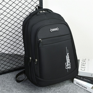 <b>Student</b> <b>Backpack</b> 15 Inches Computer Interlayer Business Travel Unisex Solid Color Detachable Straps - Product Image 1