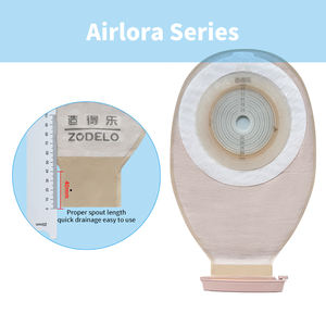 Kapalı Tek Parça Klipsli Ostomi Torbası, Yeniden Kullanılabilir Toptan Çocuk Kolostomi Tıbbi Sarf Malzemeleri CE Sertifikalı Sınıf I 15.5x25cm - Product Image 5