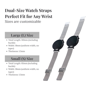 Dropshipping metallo <span class=keywords><strong>milano</strong></span> 18mm cinturino orologio 316 acciaio inossidabile elegante e comodo cinturino traspirante per Samsung Huawei Xiaomi - Product Image 3