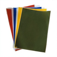Feuille de transfert thermique en velours floqué 3D multicolore personnalisée de 0,8 mm, 39*54 cm