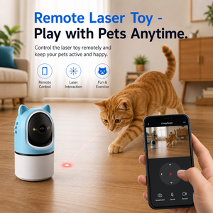 Cámara <span class=keywords><strong>para</strong></span> Mascotas con Láser, 2K, 5G, WiFi, Seguimiento Automático, 355 PTZ, Audio Bidireccional, Modo de Privacidad, Control por Aplicación Multiusuario, Monitor <span class=keywords><strong>para</strong></span> Bebés - Product Image 1