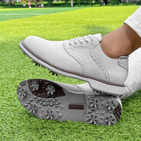 Chaussures de golf personnalisées OEM pour hommes amorti à long terme antidérapant imperméable hiver respirant doublure maille hiver