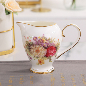 Cao Cấp Bán Buôn Bộ Trà Hộp Quà Tặng Sứ Tùy Chỉnh Xương Tốt Trung Quốc Rose Floral Bộ Trà Cao - Product Image 5