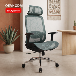 Silla de Oficina AODA para el Hogar y la Oficina, con Respaldo de Malla Completa, Base Giratoria de Metal, Reposabrazos, Silla de Escritorio para Computadora, Personalizable - Product Image 1