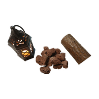 Pierre de lave volcanique rouge naturelle à bon prix, 2-3 cm, 50000-74999 BTU, tailles personnalisables, verre de feu pour cheminée et décoration de jardin