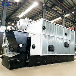 5 Tons 24 Bar 4Ton/H Wood Waste Coconut Shell Chain Grate Coal Fired Boiler PLC Textile Paper Mill Industrial Processing