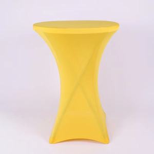 Cubierta de mesa de LICRA reutilizable con lados Mantel blanco Ropa de mesa para bodas Cumpleaños y fiestas Al aire libre y fotos - Product Image 2