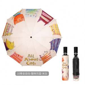 Grand parapluie de golf à ouverture automatique personnalisé de 30 pouces Parapluie de pluie avec logo Parapluie publicitaire à motif droit - Product Image 6