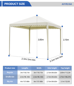 Cobertizo de Estacionamiento para Autos de PVC Transparente de Grado Alimenticio, Impermeable, de Alta Calidad, Serie Lingyun Y1, de Aluminio, de Una Habitación, para las Cuatro Estaciones - Product Image 5