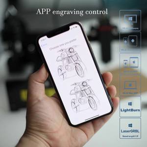 <span class=keywords><strong>NEJE</strong></span> <span class=keywords><strong>Master</strong></span> <span class=keywords><strong>2</strong></span> 2S Plus 80W PRO Machine de découpe <span class=keywords><strong>laser</strong></span> à grande surface Nouvelle arrivée Machine de gravure LAS DST DXF Moteur de support graphique - Product Image 2