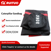 Sac de sable lesté Caterpillar en polyester pour entraînement fonctionnel multi-personnes