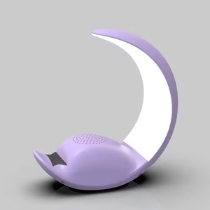 USB powered trang trí nội thất quà tặng trăng Đèn <span class=keywords><strong>Bluetooth</strong></span> Loa mặt trăng hình dạng ánh sáng ban đêm Loa - Product Image 3
