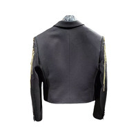 Blazer Homme Personnalisable avec Strass, Veste de Costume Formelle pour Usage Quotidien