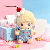 Tenue de poupée en vinyle de 15 cm, série journal intime nouveau-né, OEM ODM personnalisée, salopette colorée pour Crybaby KT Labubu, costume de poupée mignon