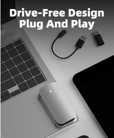 Hard drive eksternal portabel baru, dengan kapasitas 2TB 480MB/dtk Speed Alloy Shell USB3.0 antarmuka dijamin SSD 2TB HDD untuk PC