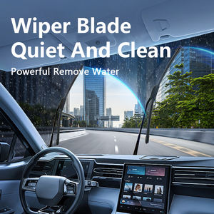 Weilong 100% Natuurlijk Rubber 12-28 Inch Zonder Been Universele Fit Auto Ruitenwisserblad Met Multifunctionele Clear Cleaner - Product Image 5