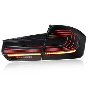 ไฟท้ายรถยนต์สำหรับ BMW ซีรีส์ 3 รุ่น F30 F35 ปี 2013-2018 ชุดไฟท้าย LED เลนส์ใส ไฟเบรก ไฟวิ่ง ไฟเลี้ยวแบบไหล ไฟนำทาง - Product Image 1
